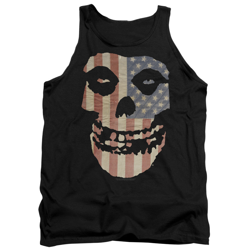 Misfits Fiend Flag Colored Mens Tank Top Shirt Black