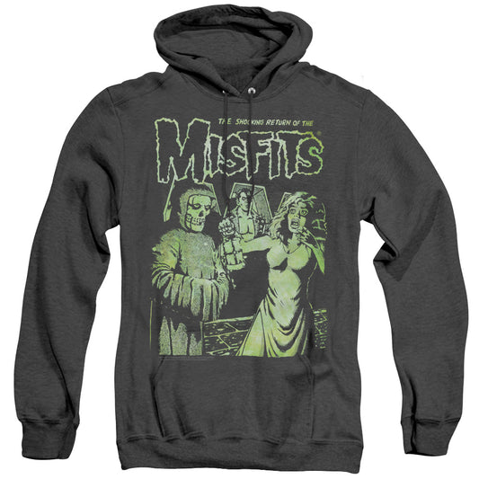 Misfits The Return Heather Mens Hoodie Black