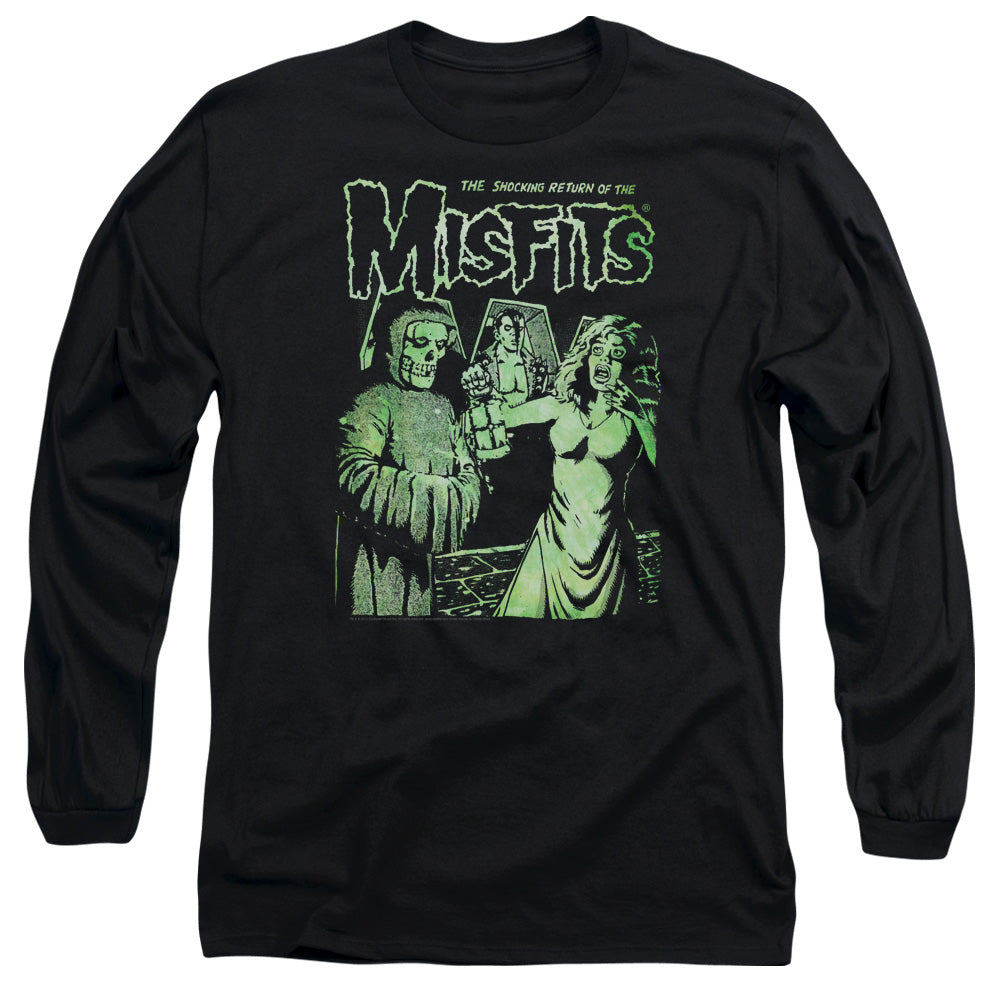 Misfits The Return Mens Long Sleeve Shirt Black