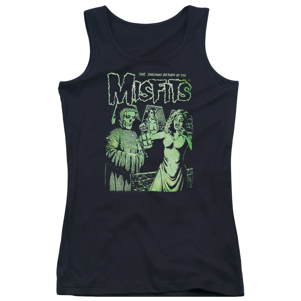 Misfits The Return Womens Tank Top Shirt Black