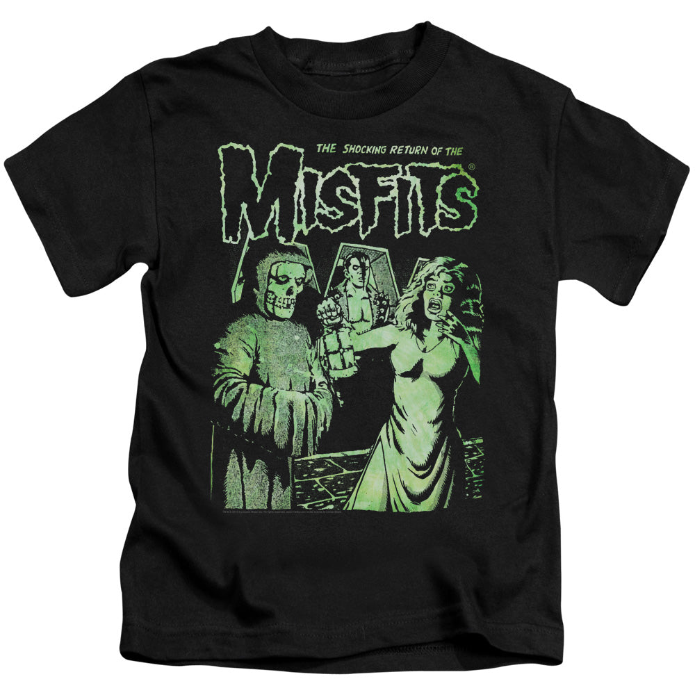 Misfits The Return Juvenile Kids Youth T Shirt Black