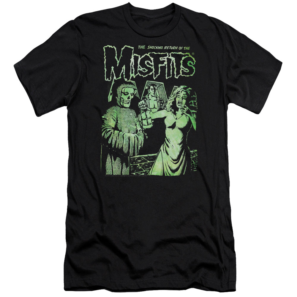 Misfits The Return Slim Fit Mens T Shirt Black