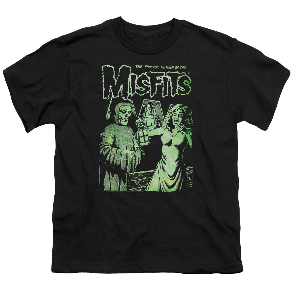 Misfits The Return Kids Youth T Shirt Black