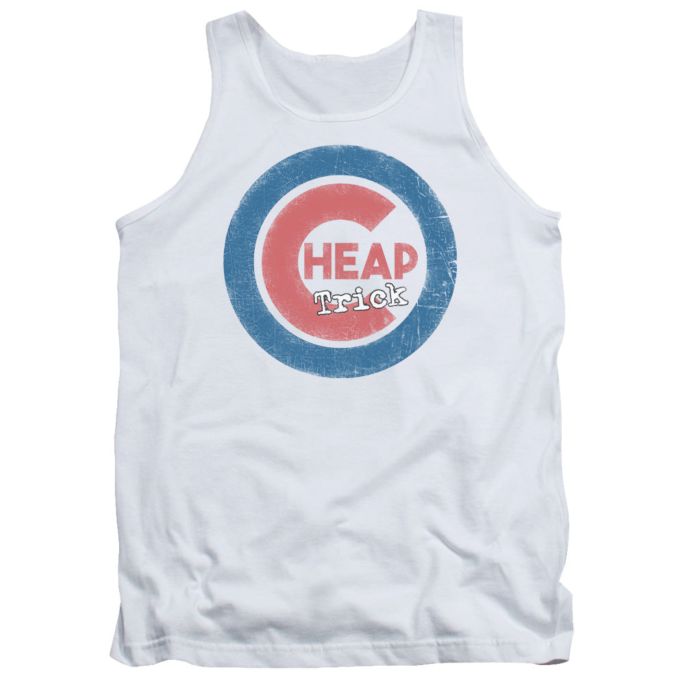 Cheap Trick Cheap Cub Mens Tank Top Shirt White