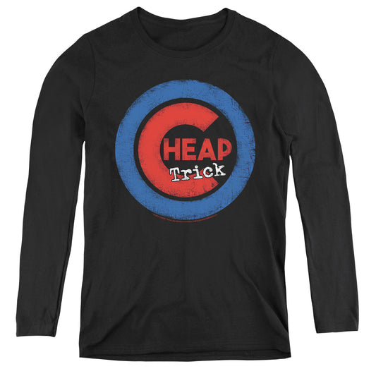 Cheap Trick Cheap Cub Womens Long Sleeve Shirt Black