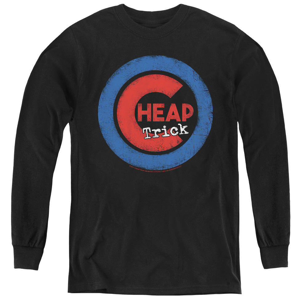 Cheap Trick Cheap Cub Long Sleeve Kids Youth T Shirt Black