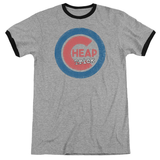 Cheap Trick Cheap Cub Heather Ringer Mens T Shirt Athletic Heather