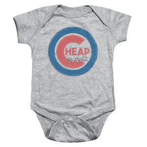 Cheap Trick Cheap Cub Infant Baby Snapsuit Athletic Heather