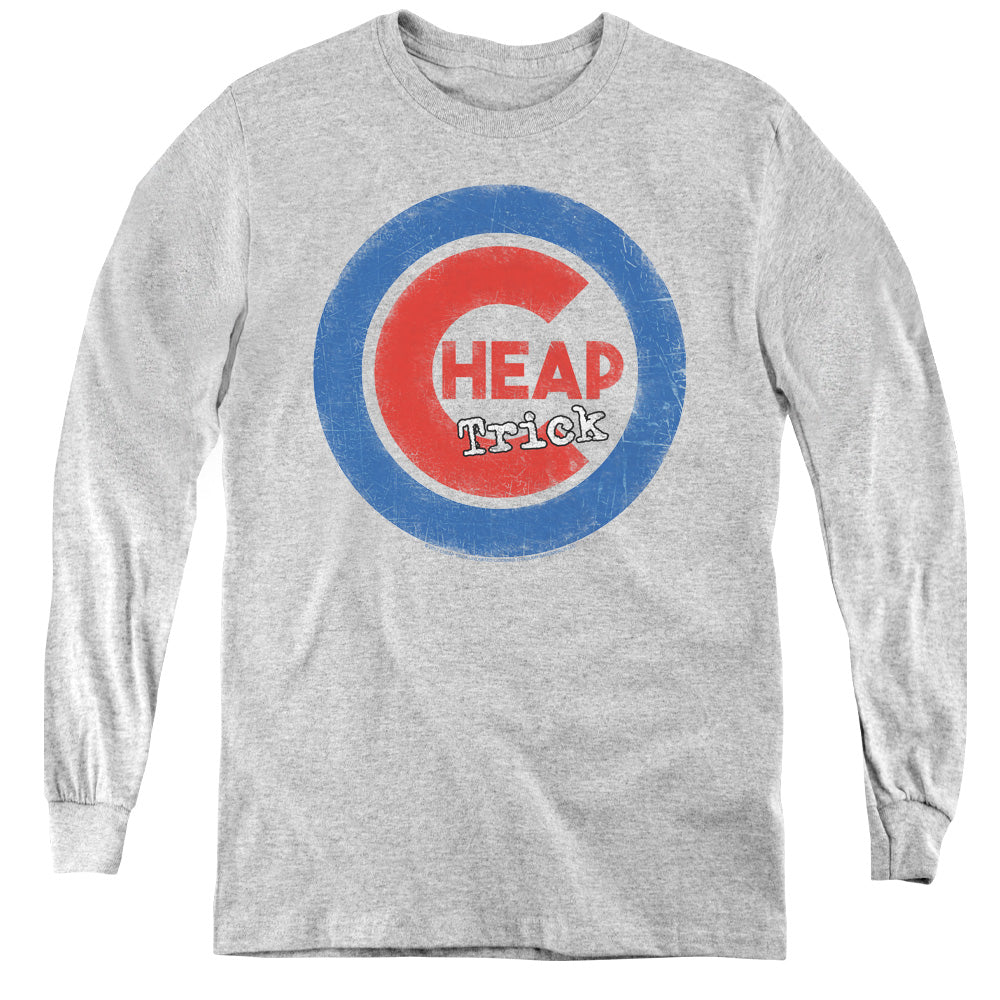 Cheap Trick Cheap Cub Long Sleeve Kids Youth T Shirt Athletic Heather