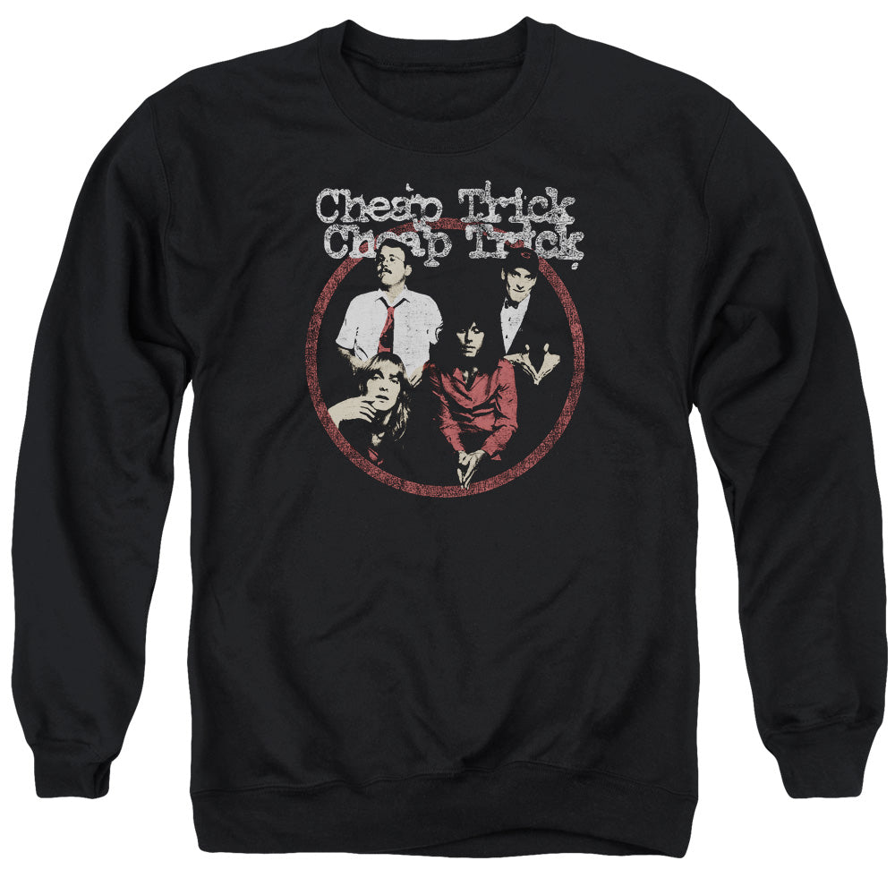 Cheap Trick Cheap Trick Mens Crewneck Sweatshirt Black