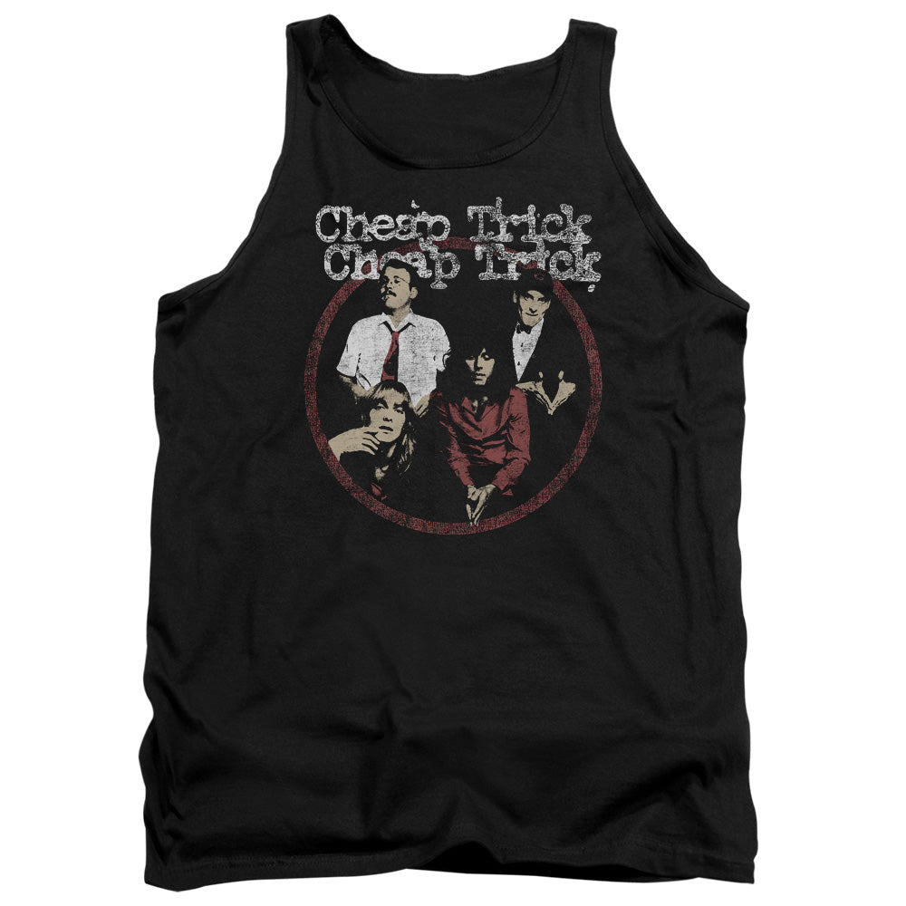 Cheap Trick Cheap Trick Mens Tank Top Shirt Black