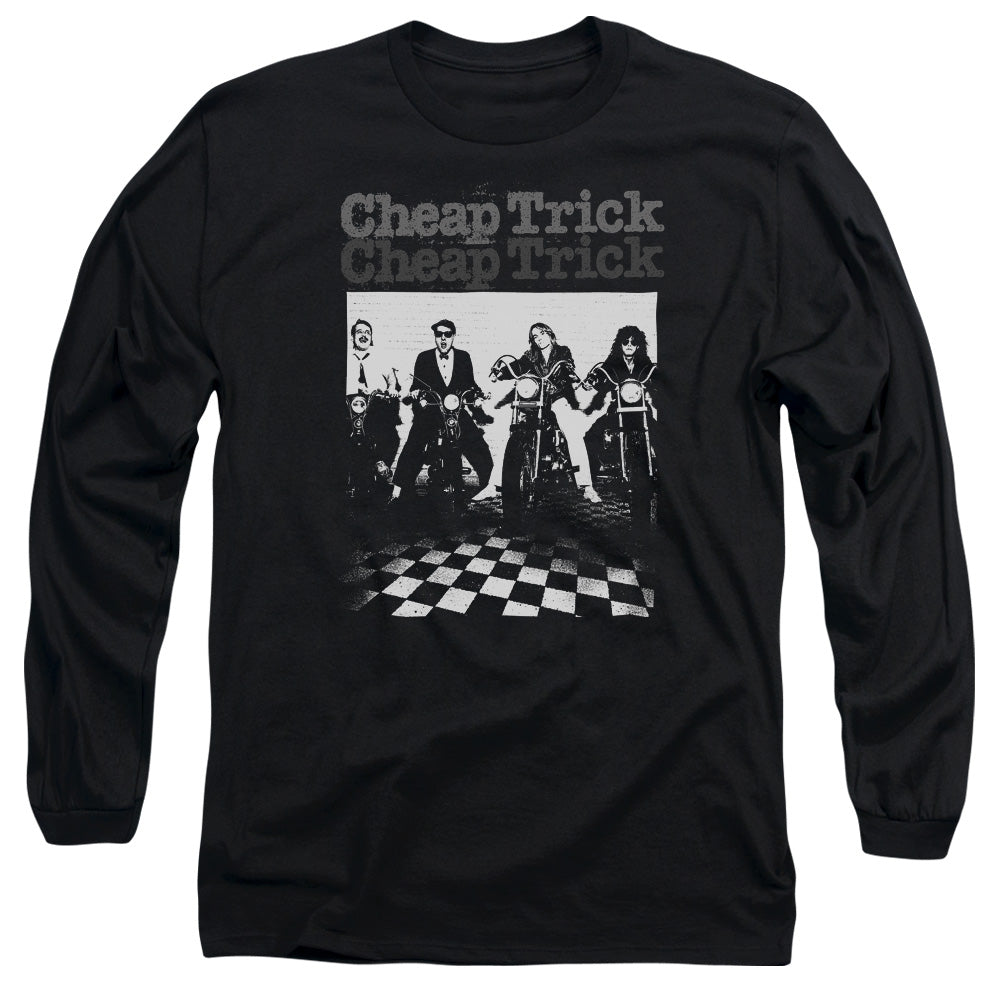 Cheap Trick Cheap Trick Bikes Mens Long Sleeve Shirt Black