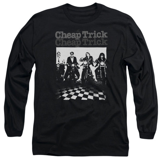 Cheap Trick Cheap Trick Bikes Mens Long Sleeve Shirt Black