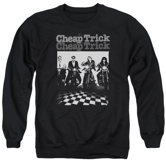 Cheap Trick Cheap Trick Bikes Mens Crewneck Sweatshirt Black