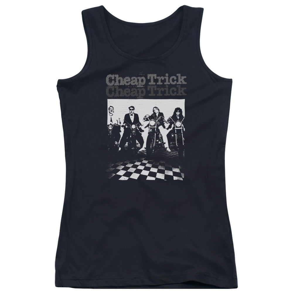 Cheap Trick Cheap Trick Bikes Womens Tank Top Shirt Black