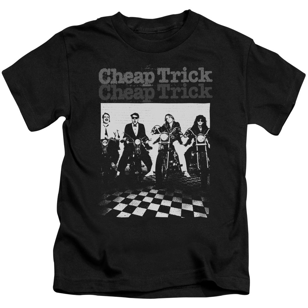 Cheap Trick Cheap Trick Bikes Juvenile Kids Youth T Shirt Black