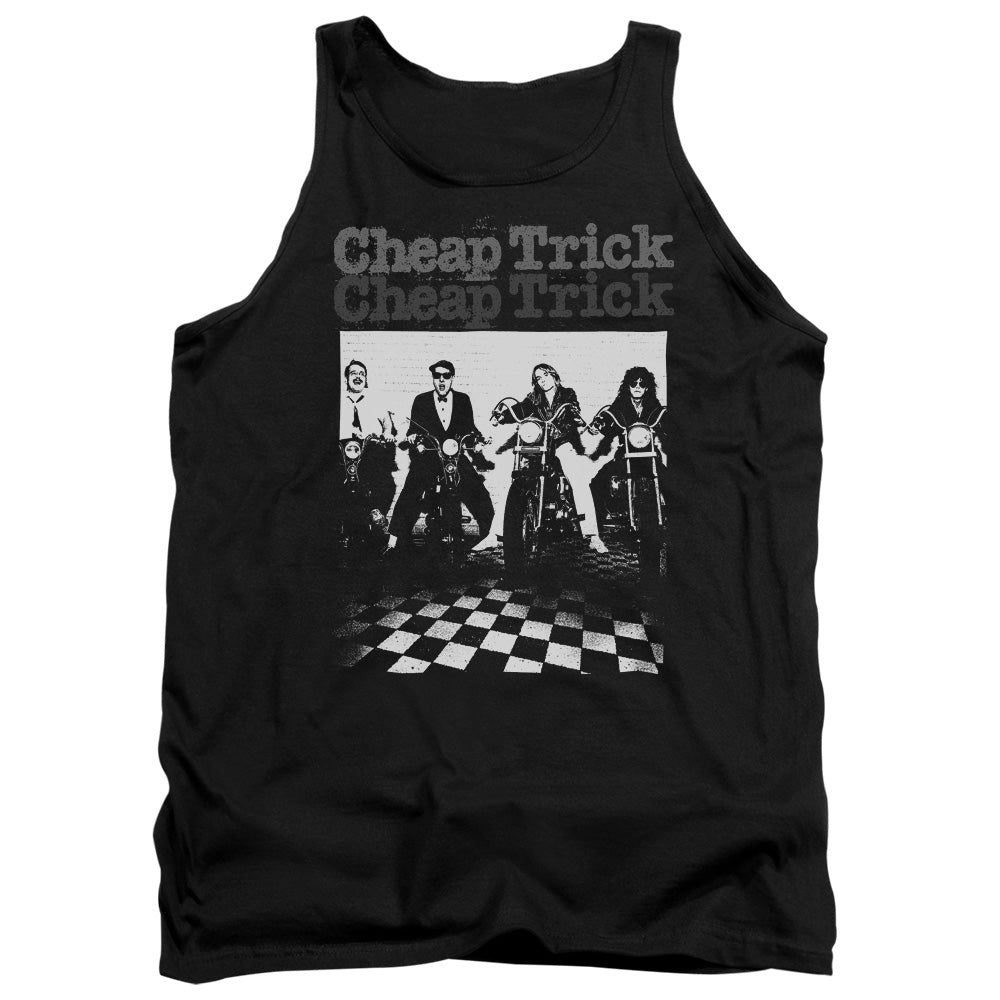 Cheap Trick Cheap Trick Bikes Mens Tank Top Shirt Black