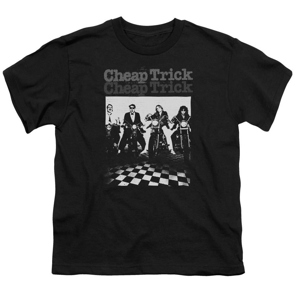 Cheap Trick Cheap Trick Bikes Kids Youth T Shirt Black