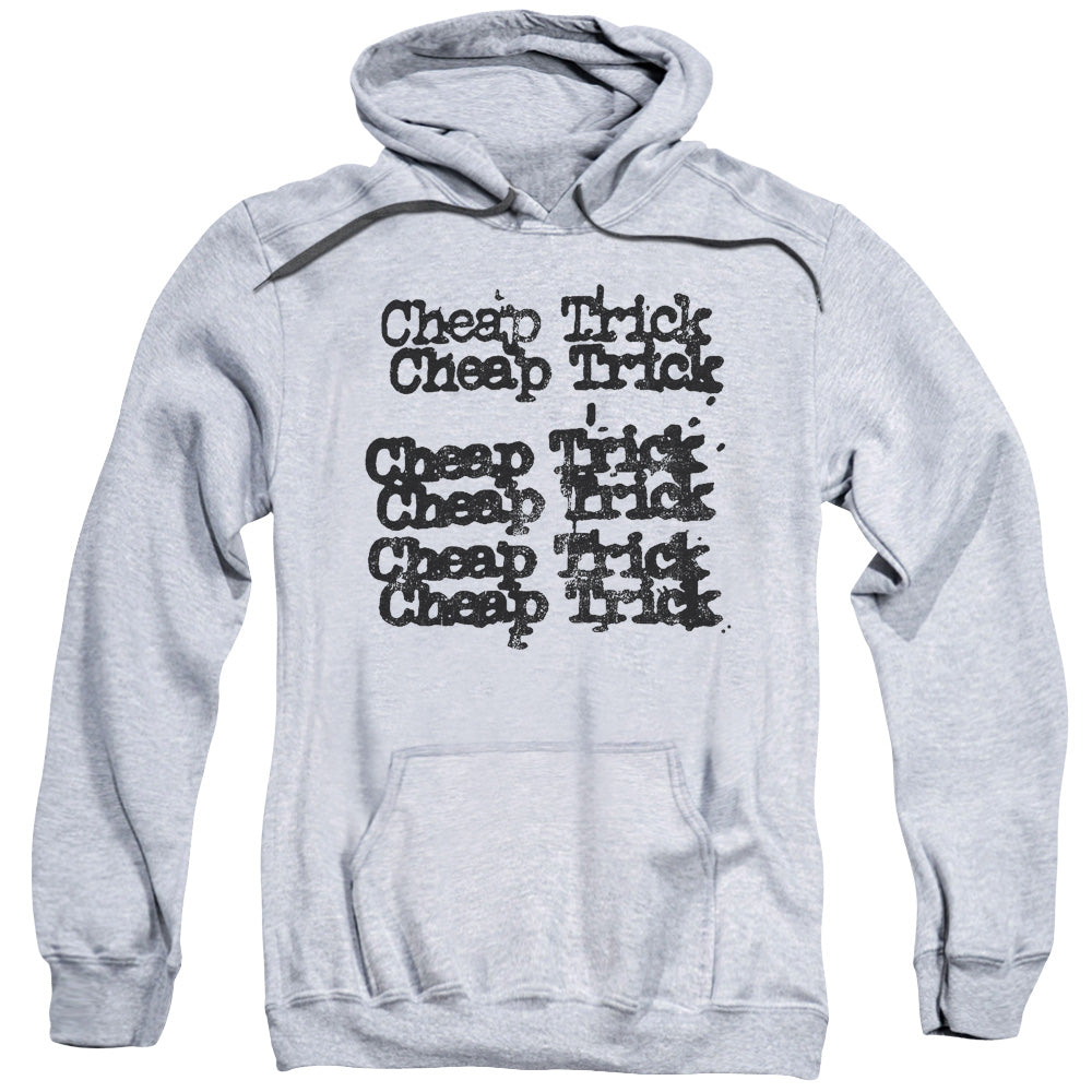 Cheap Trick Cheap Trick Logo Mens Hoodie Athletic Heather