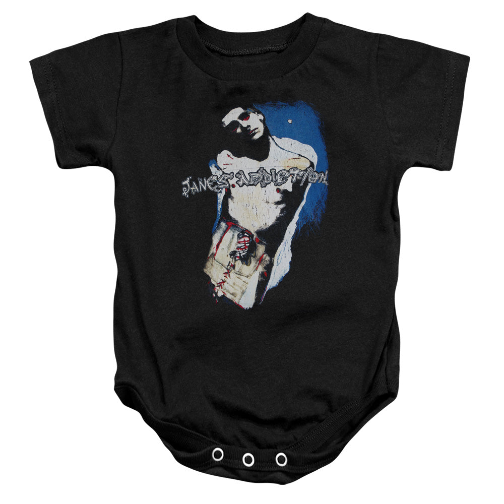 Janes Addiction Perry Infant Baby Snapsuit Black