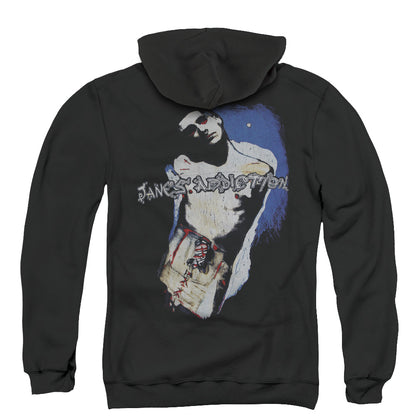 Janes Addiction Perry Back Print Zipper Mens Hoodie Black