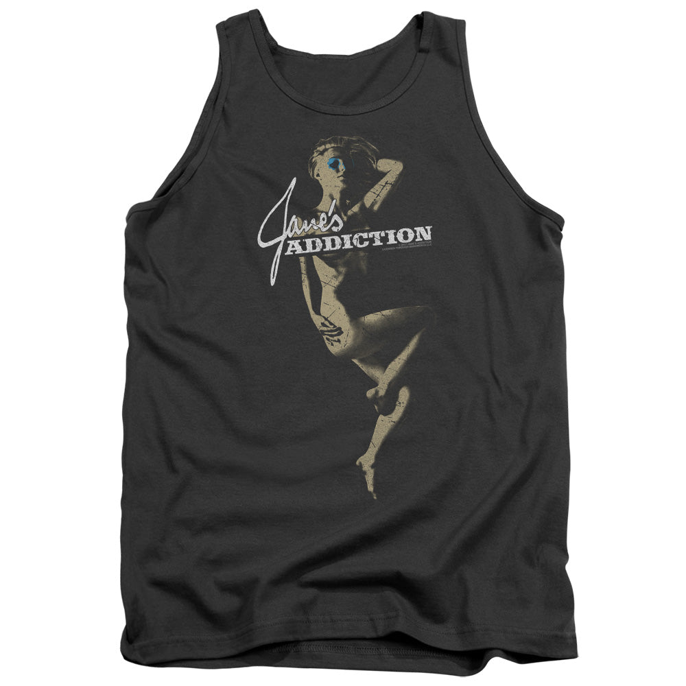 Janes Addiction Inside Escape Mens Tank Top Shirt Charcoal