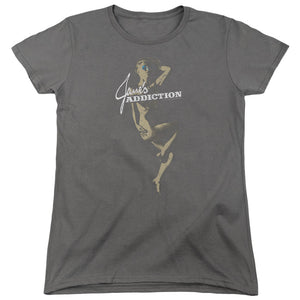 Janes Addiction Inside Escape Womens T Shirt Charcoal