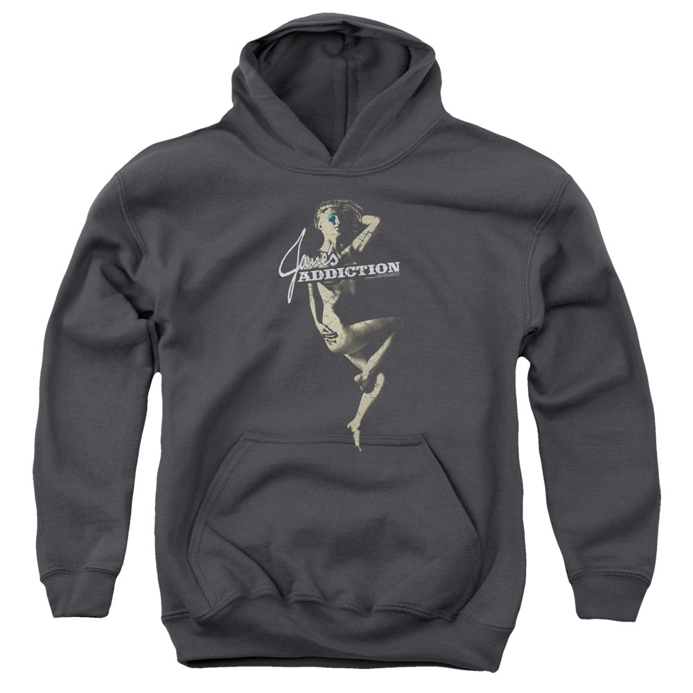 Janes Addiction Inside Escape Kids Youth Hoodie Charcoal