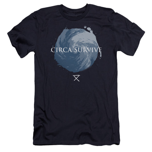 Circa Survive Storm Premium Bella Canvas Slim Fit Mens T Shirt Navy Blue