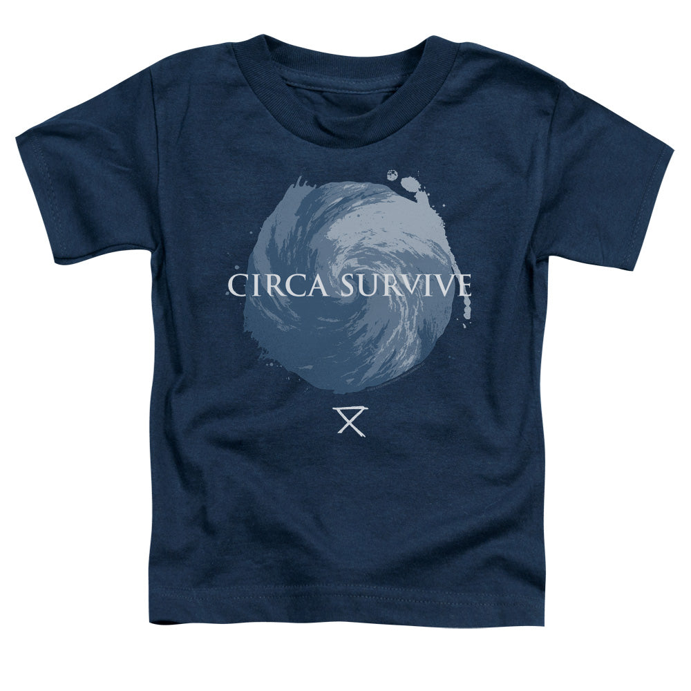 Circa Survive Storm Toddler Kids Youth T Shirt Navy Blue