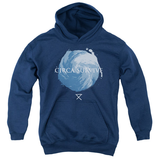 Circa Survive Storm Kids Youth Hoodie Navy Blue