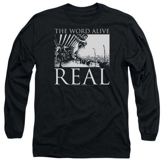 The Word Alive Live Shot Mens Long Sleeve Shirt Black