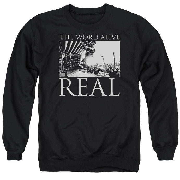 The Word Alive Live Shot Mens Crewneck Sweatshirt Black