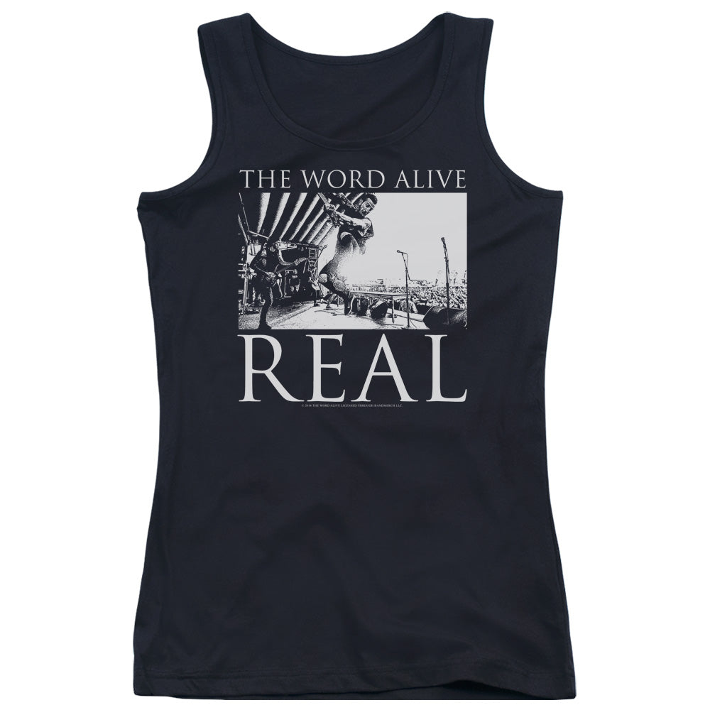 The Word Alive Live Shot Womens Tank Top Shirt Black