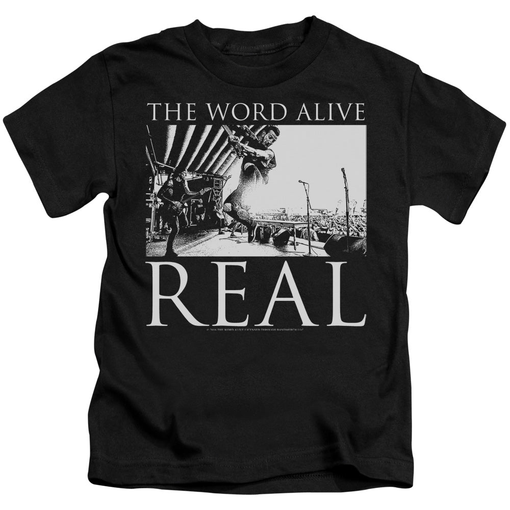 The Word Alive Live Shot Juvenile Kids Youth T Shirt Black