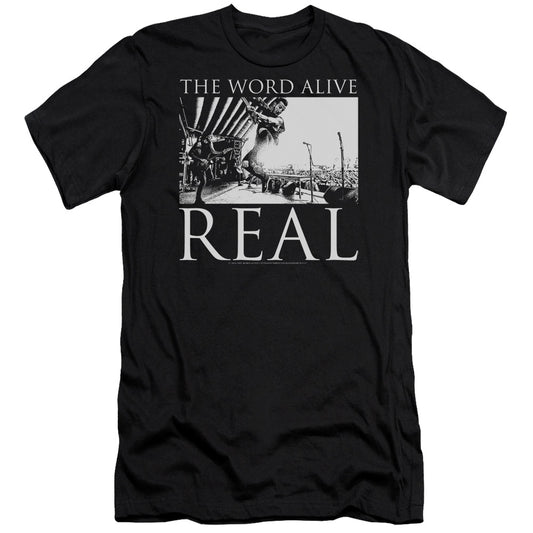 The Word Alive Live Shot Premium Bella Canvas Slim Fit Mens T Shirt Black