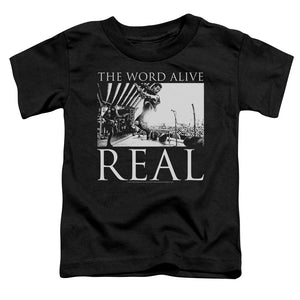 The Word Alive Live Shot Toddler Kids Youth T Shirt Black