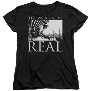 The Word Alive Live Shot Womens T Shirt Black