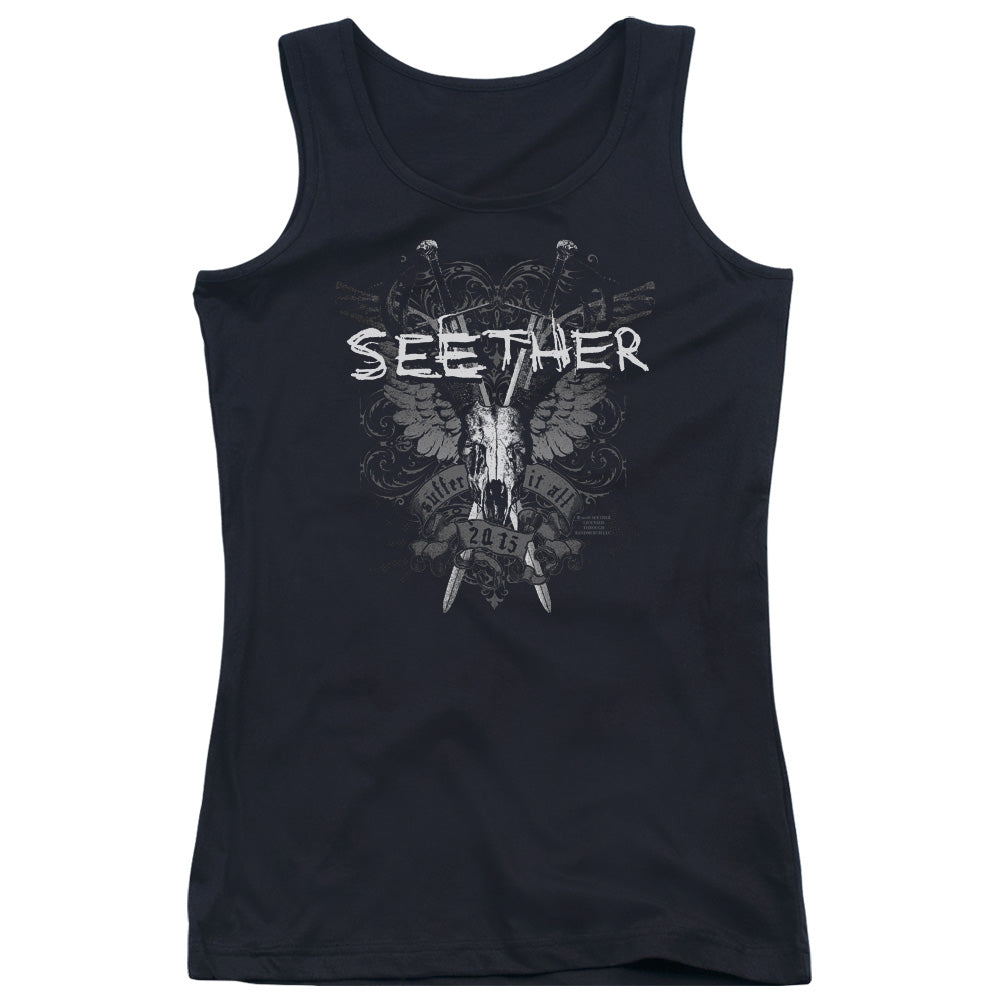 Seether Suffer Womens Tank Top Shirt Black