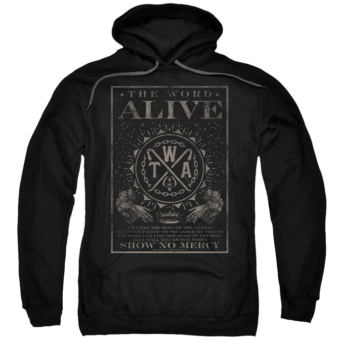 The Word Alive Show No Mercy Mens Hoodie Black