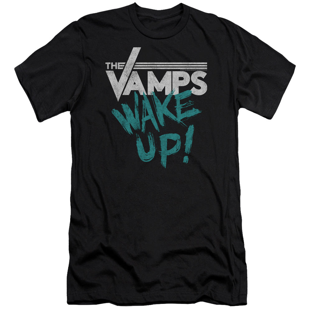 The Vamps Wake Up Premium Bella Canvas Slim Fit Mens T Shirt Black