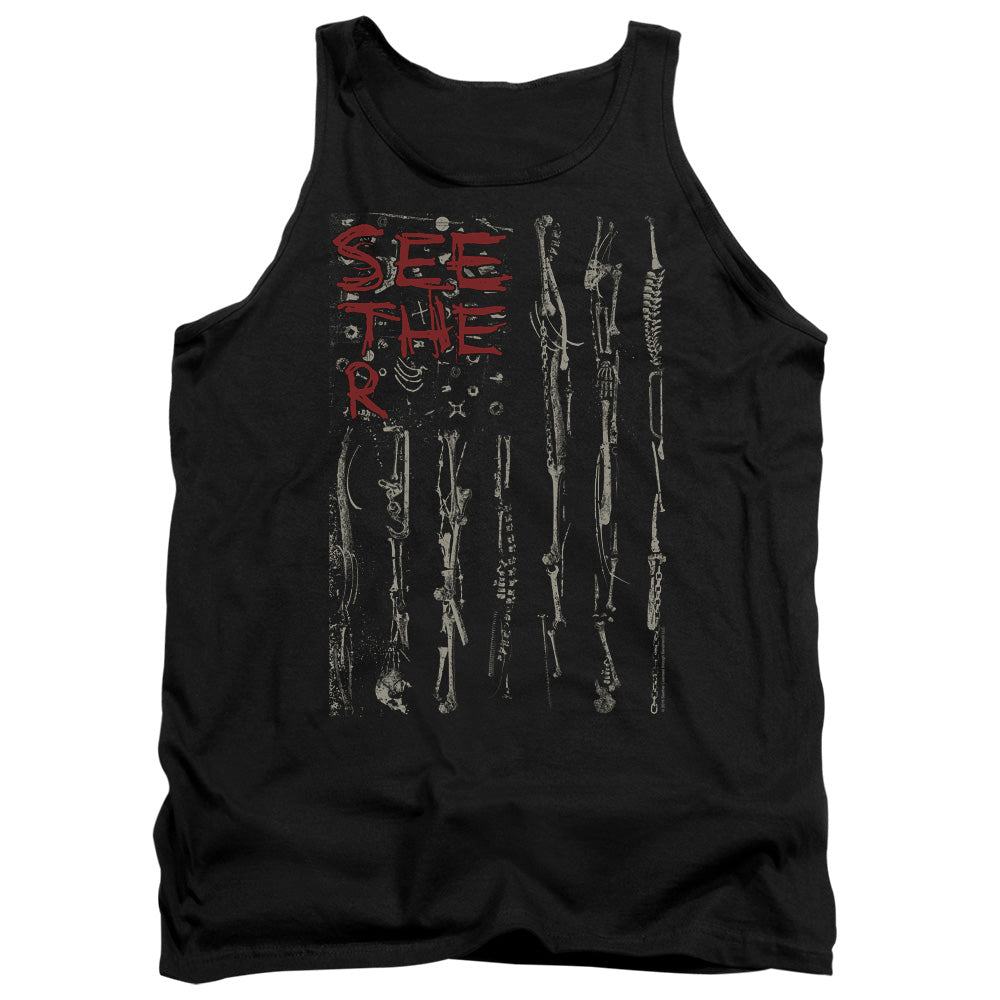 Seether Bone Flag Mens Tank Top Shirt Black