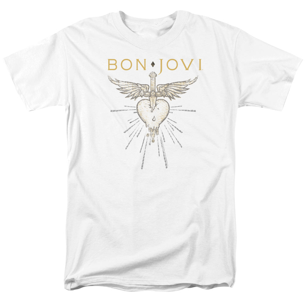 Bon Jovi Greatest Hits Mens T Shirt White