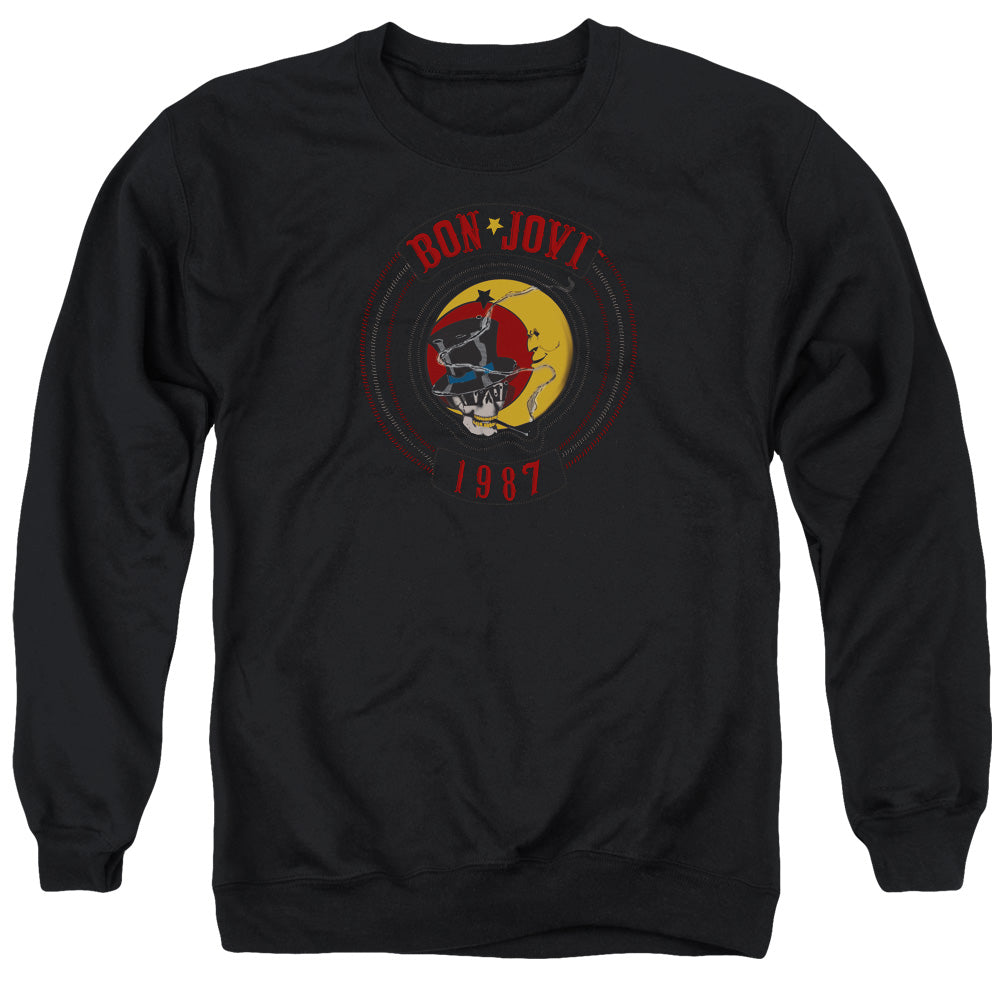 Bon Jovi 1987 Mens Crewneck Sweatshirt Black