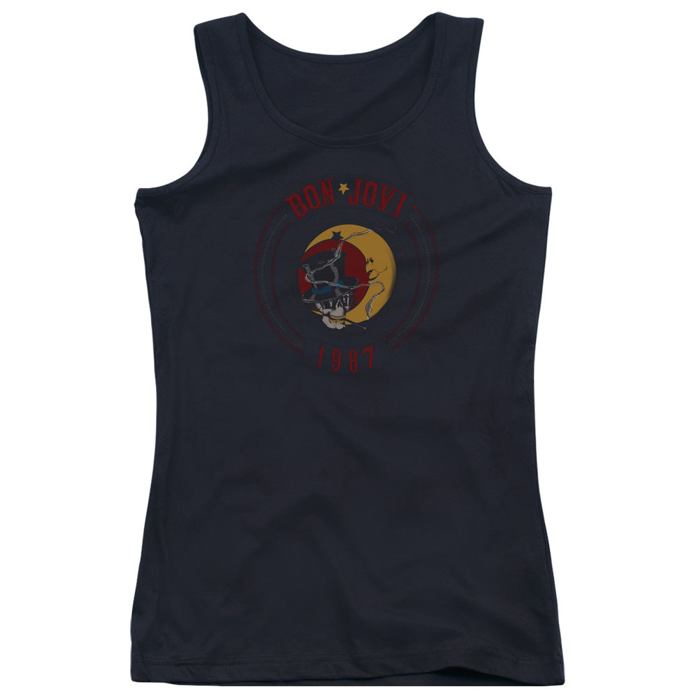 Bon Jovi 1987 Womens Tank Top Shirt Black