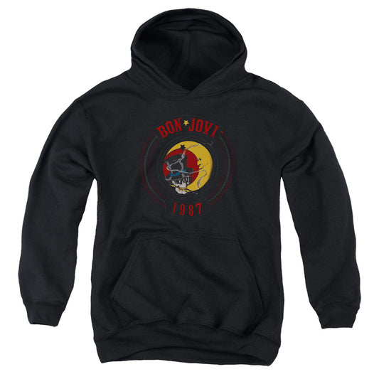 Bon Jovi 1987 Kids Youth Hoodie Black