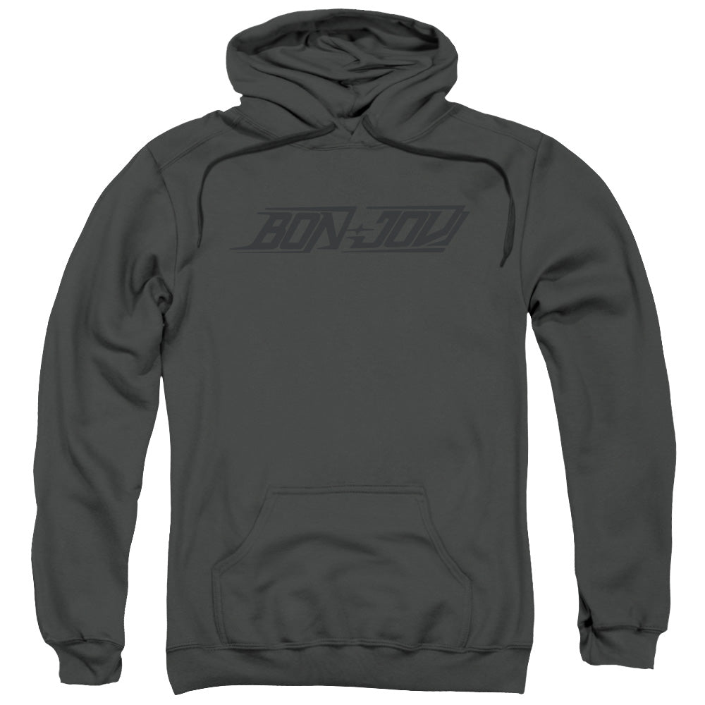 Bon Jovi New Logo Mens Hoodie Charcoal