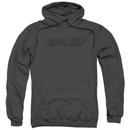 Bon Jovi New Logo Mens Hoodie Charcoal