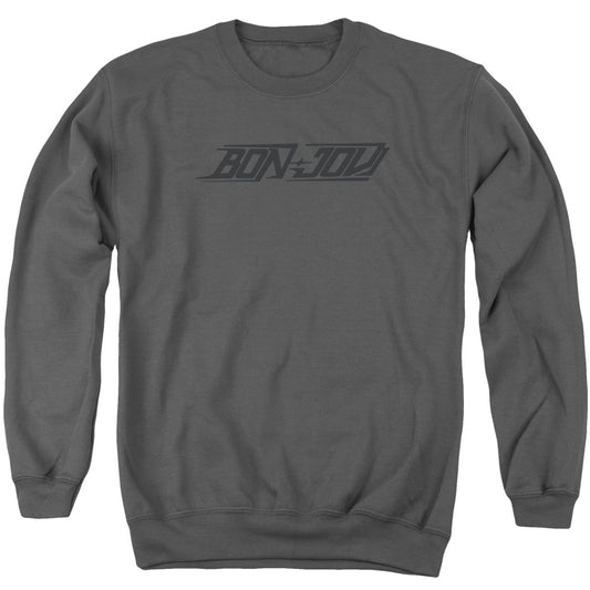 Bon Jovi New Logo Mens Crewneck Sweatshirt Charcoal