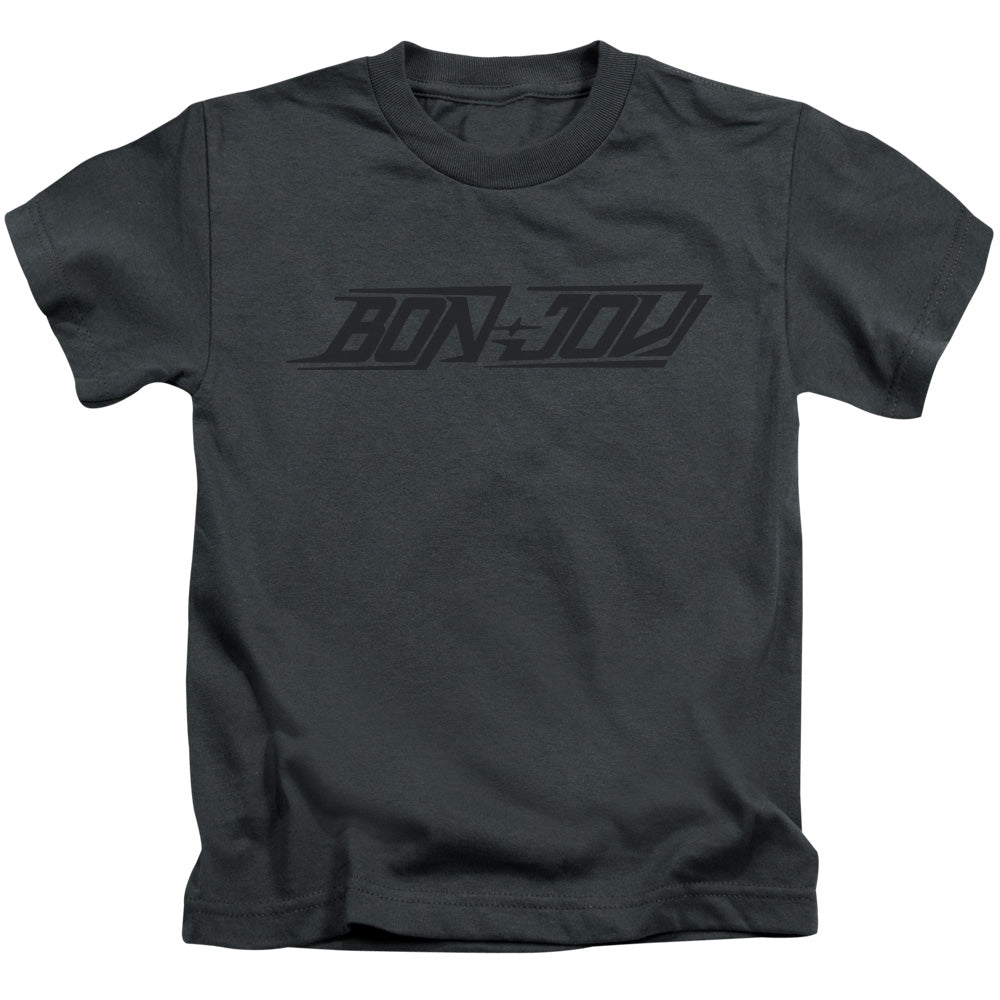 Bon Jovi New Logo Juvenile Kids Youth T Shirt Charcoal